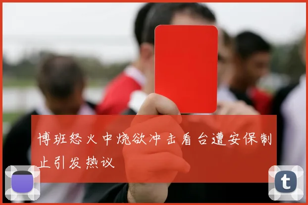 博班怒火中烧欲冲击看台遭安保制止引发热议